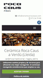 Mobile Screenshot of ceramicarocacaus.com